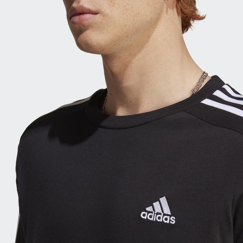 T-shirt à 3 bandes en jersey Essentials