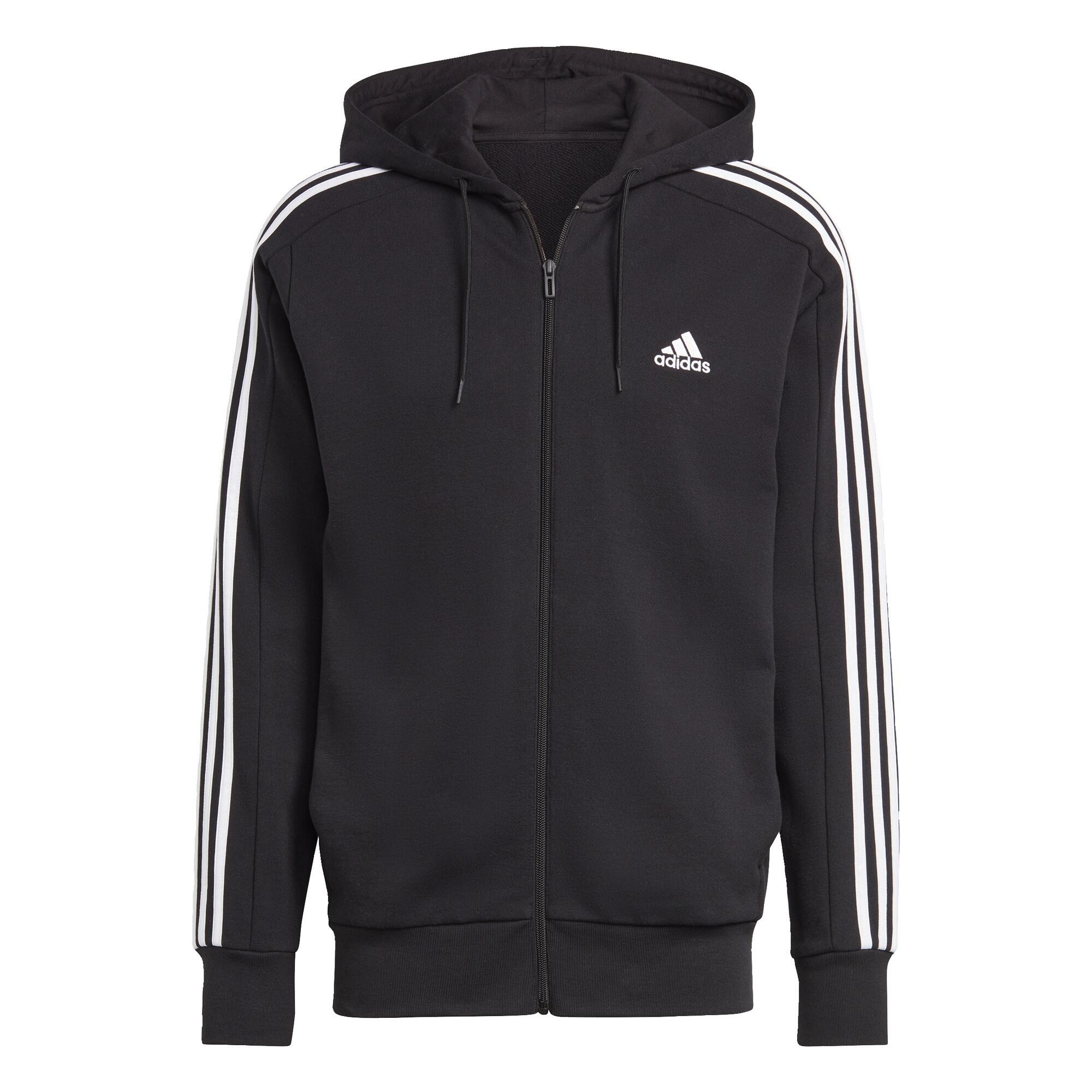 Essentials French Terry 3-Stripes Ritshoodie 2/7