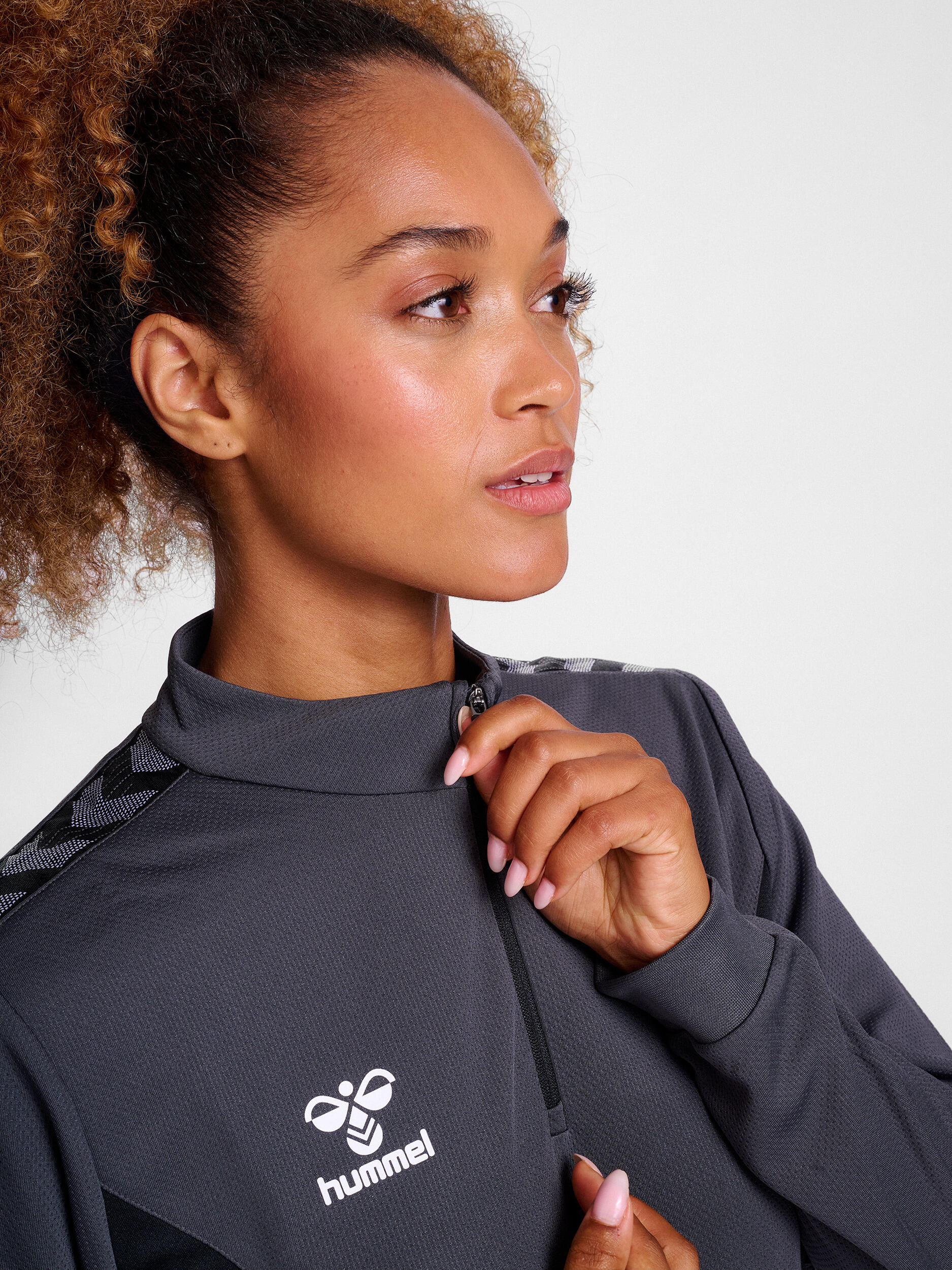 Demie-Fermeture Éclair Zip Sweat-Shirt Hmlauthentic Femme 4/7
