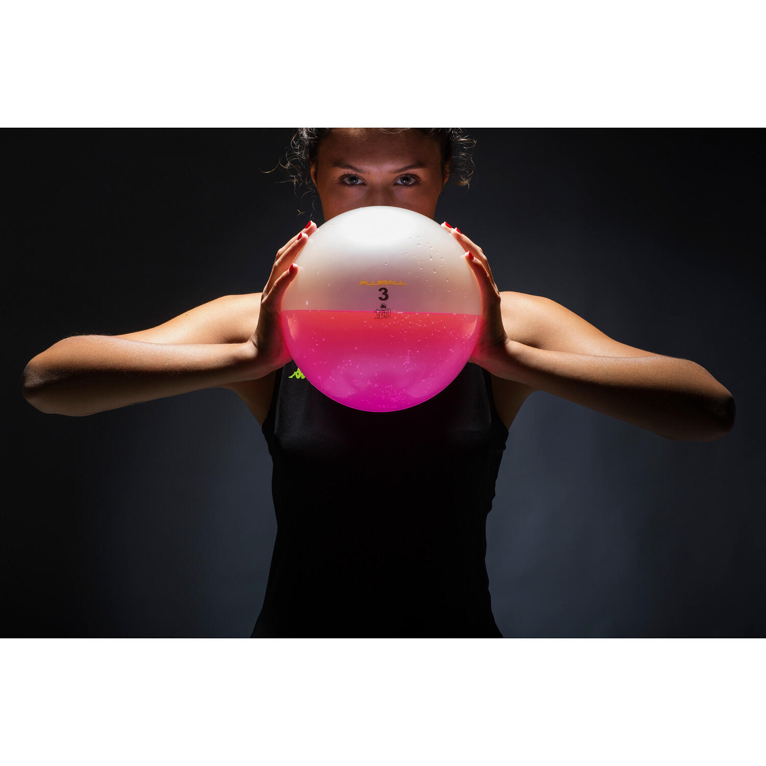Gewichtsball Flui 3 kg, Pink Gymnastik Unisex Pink 2/2
