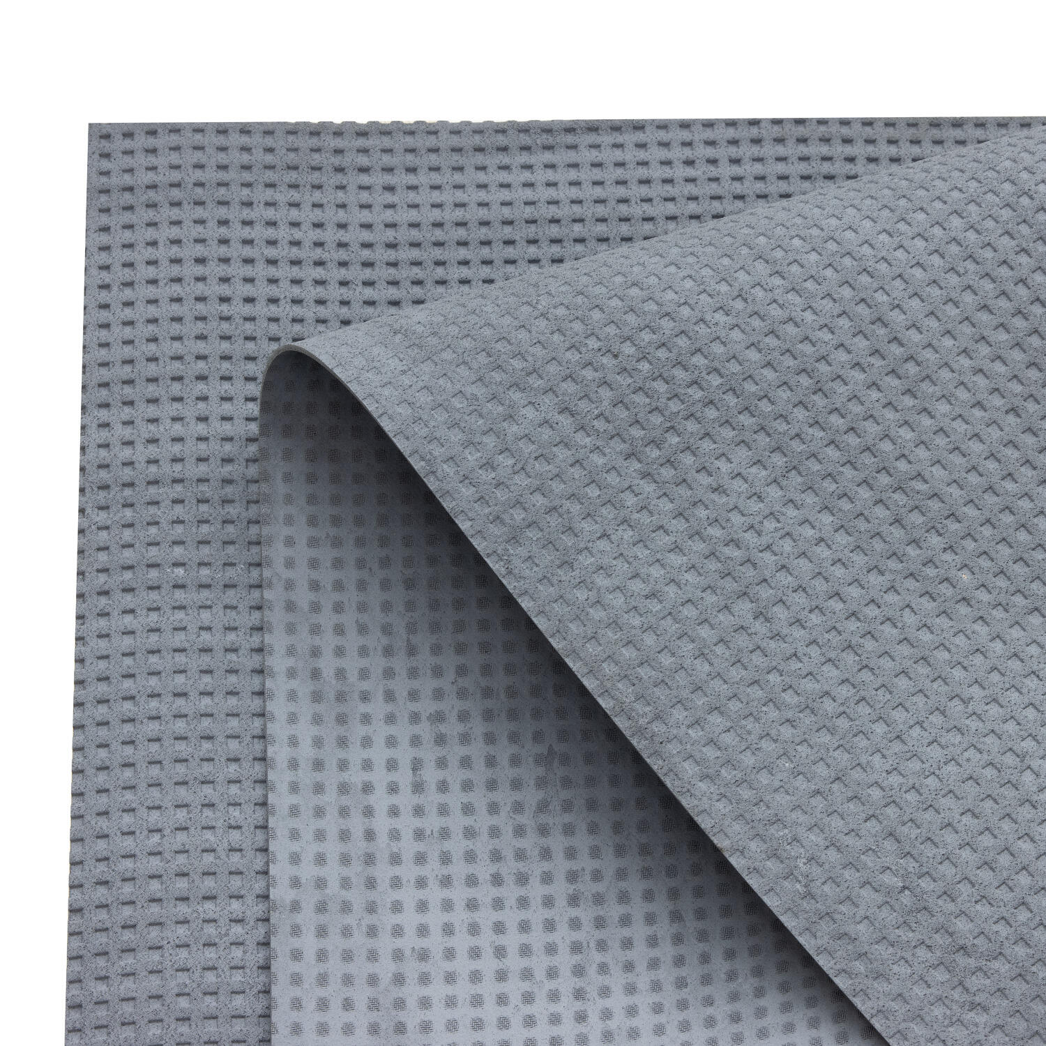 Bodenschutzmatte Recycle 160x90 cm Fitness / Krafttraining Unisex Grau 2/5