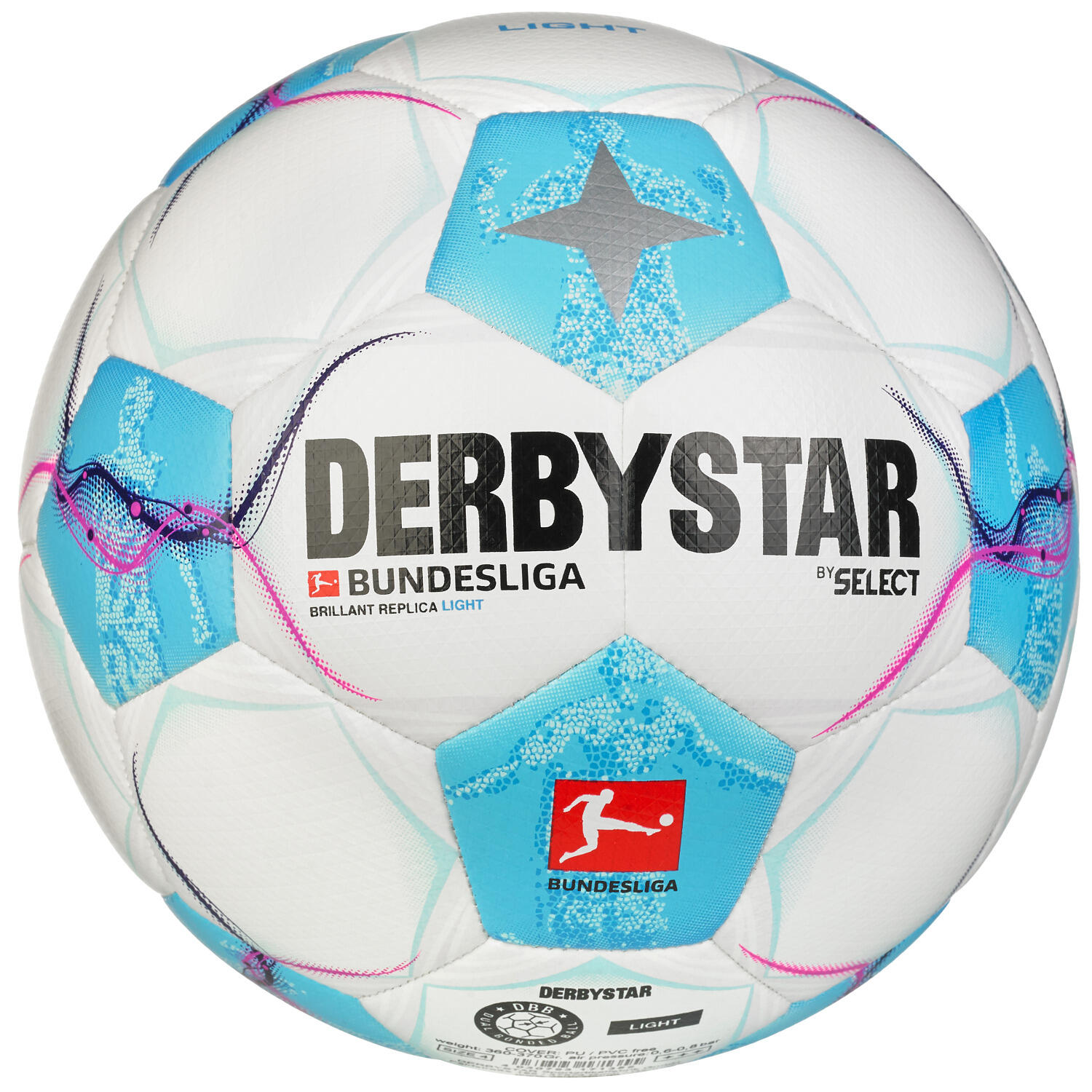 Fußball Bundesliga Brillant Replica Light 2024/2025 Größe 5 Fußball Unisex 2/7