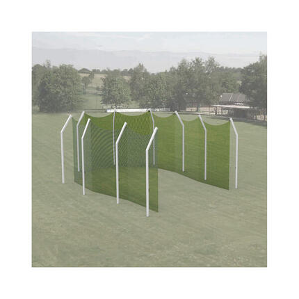 Schutznetz Diskus 4 m Schwarz Quadratische Maschen Fußball