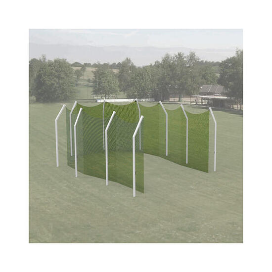 Schutznetz Diskus 4 m Schwarz Quadratische Maschen Fußball