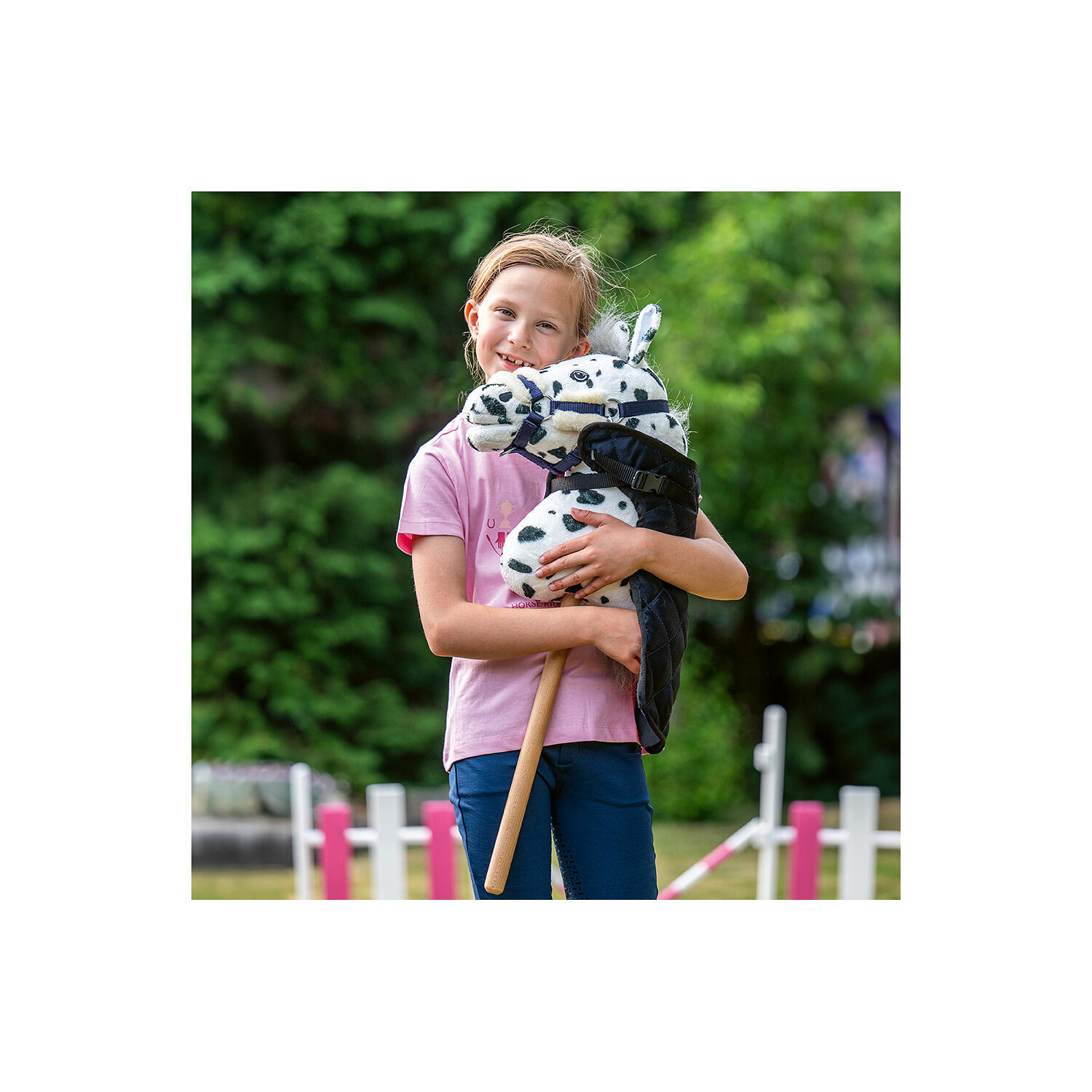 Cavallo da gioco Maculato bianco e nero Boule / kegel / wurfscheiben Unisex 2/2