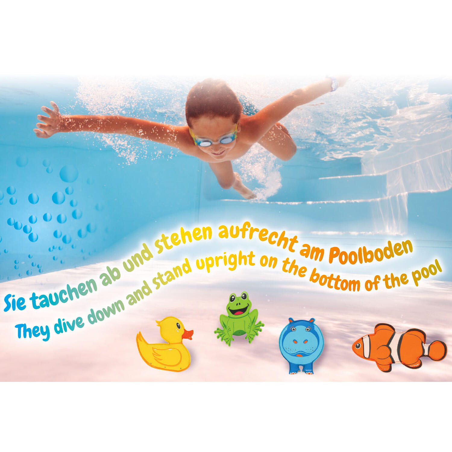 Lot d’animaux d’immersion Chiots plongeurs Unisexe 2/2
