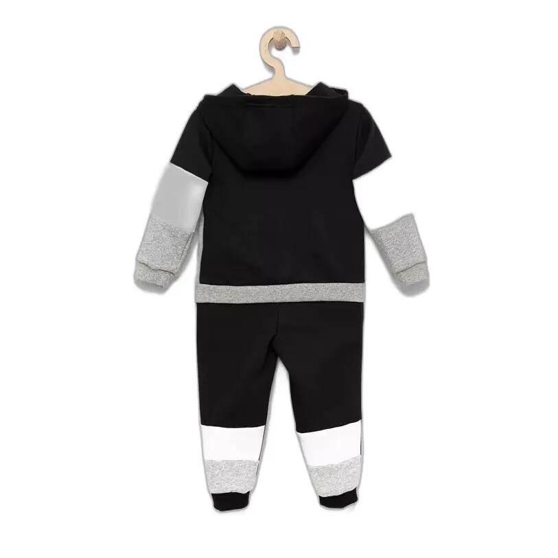 Tuta in pile a blocchi di colore per bambini adidas 2/2