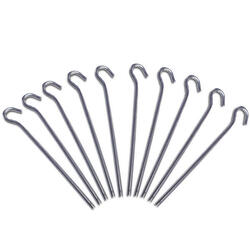10 x piquets alu 18 cm clou de roche tente piquet terre 5 mm clous g légers