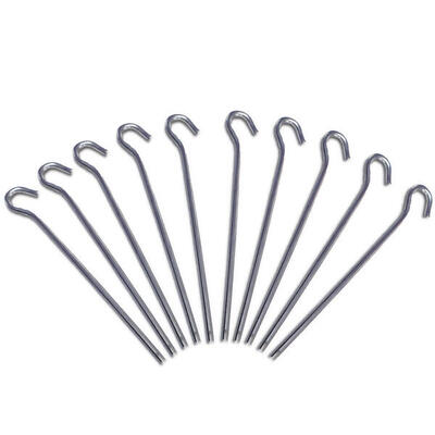 10 x aluminium haringen 18 cm rotsnagel tentnagel grondnagel 5 mm nagels g licht