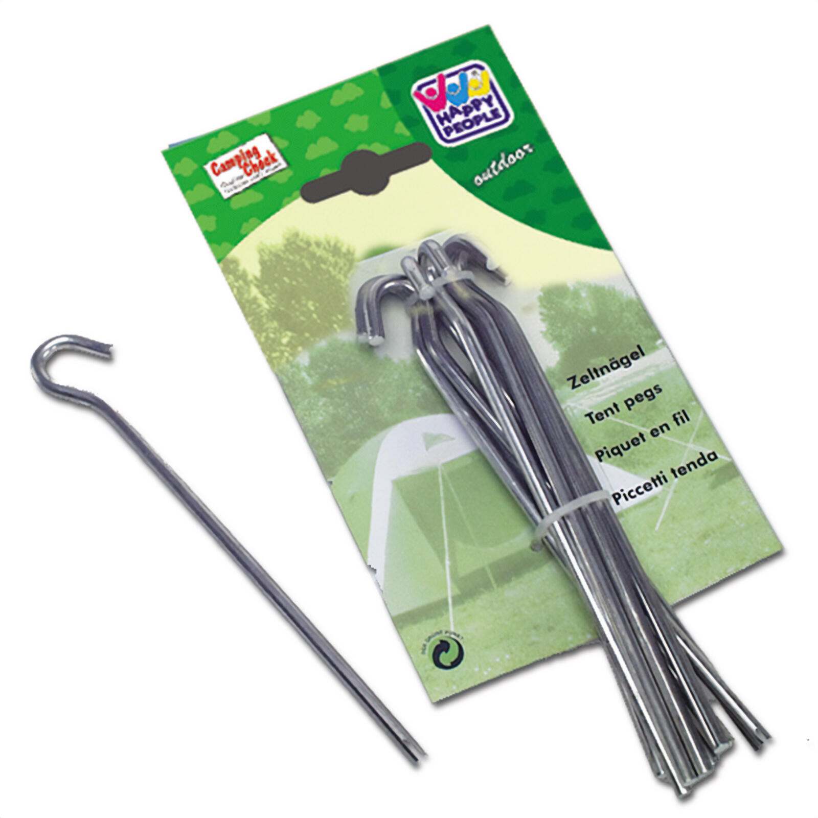 10 x aluminium haringen 18 cm rotsnagel tentnagel grondnagel 5 mm nagels g licht 3/3