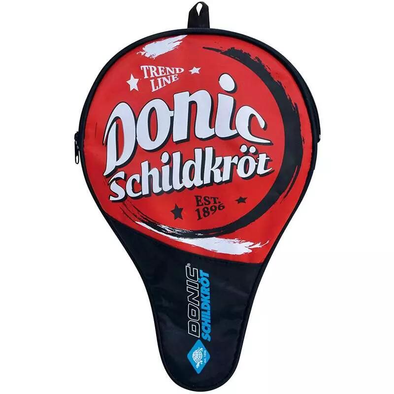 Pokrowiec na rakietę do tenisa stołowego Donic Classic czerwony.