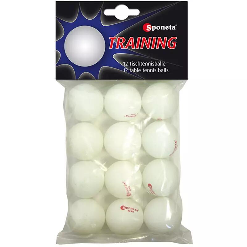 SPONETA Míčky na stolní tenis SPONETA Training 12ks