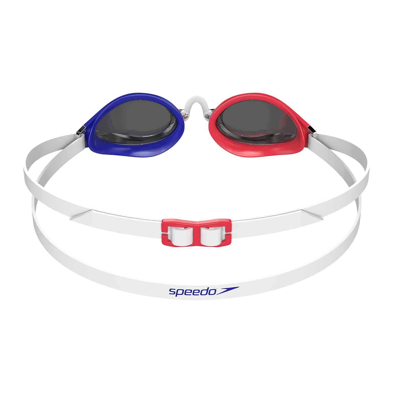 Occhialini da nuoto Speedo Fastskin Speedsocket 2 Mirror Bianco/Rosso 2/4