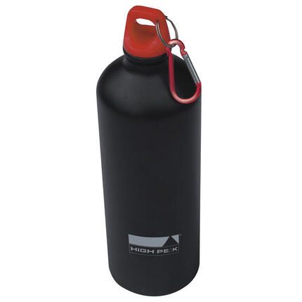 Alu Sportflasche 1 L Trinkflasche Fahrrad Wasser Flasche Karabiner