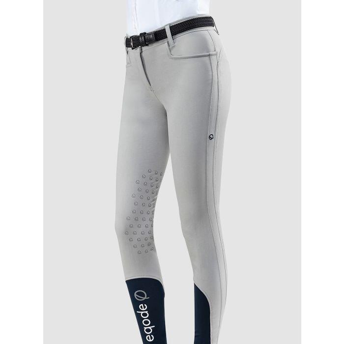 Paardrijden - Unisex -  Grey - -women's Knee Grip Breeches Delma