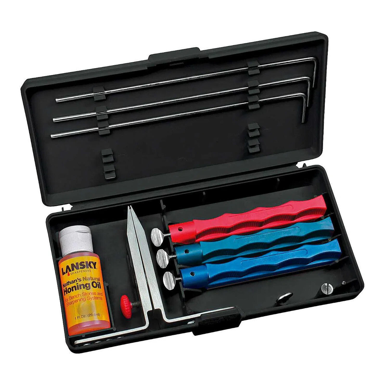 Lansky - Set De 3 Aiguiseurs Couteaux Pierre À Aiguiser - Couteau - Gris|multicolore|rouge - Taille Unique - Decathlon