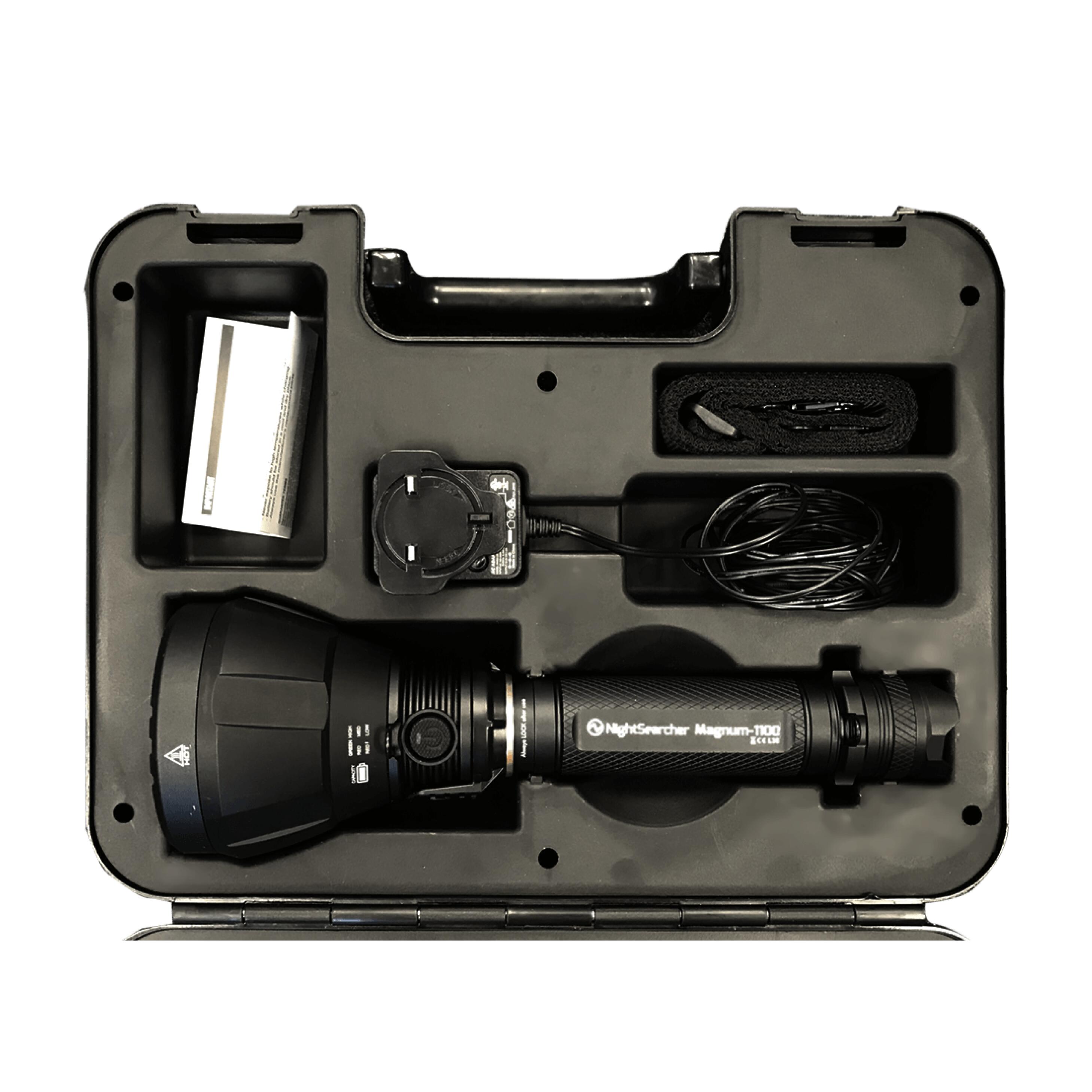 Magnum 1100 Super Bright, Long-Distance, Rechargeable LED Expedition Torch 4/7