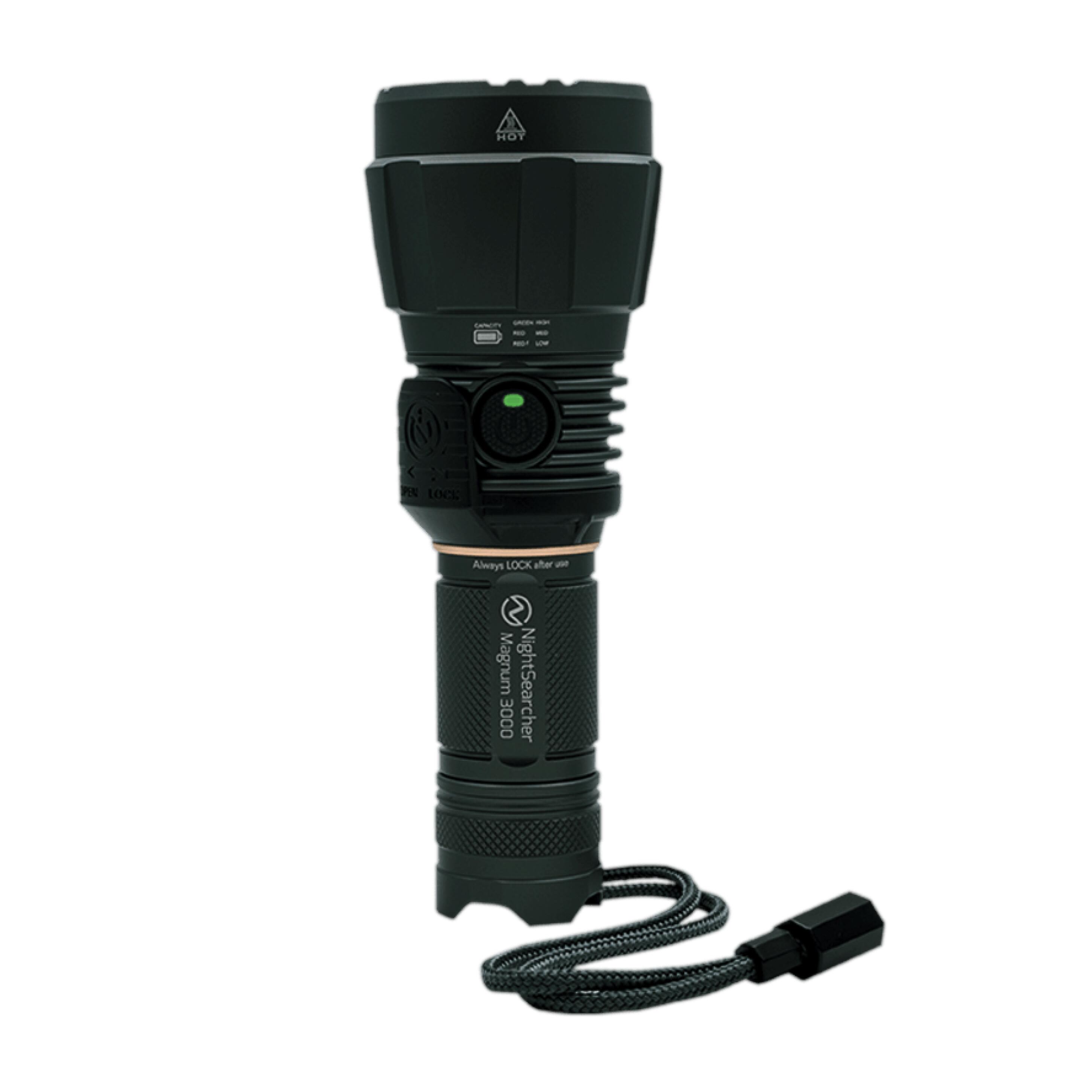 Magnum 3000 High-Performance, Heavy-Duty, Rechargeable LED Expedition Torch 2/5