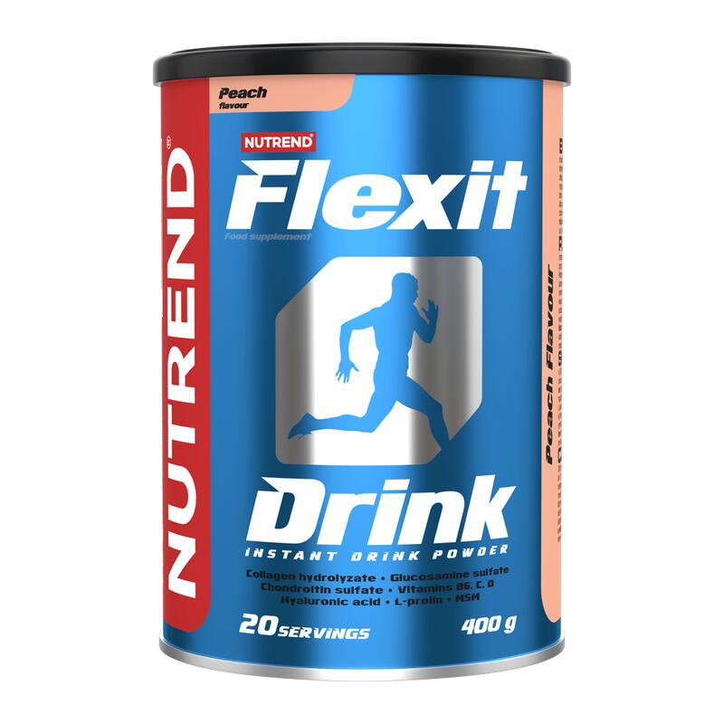 Instantní nápoj pro péči o klouby FLEXIT DRINK, 400 g, broskev