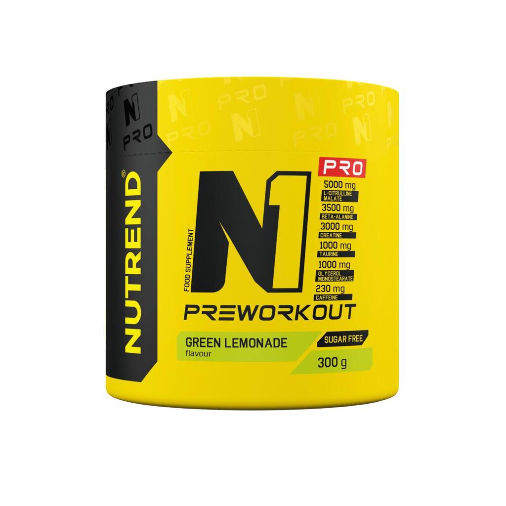Nutrend N1 Pro Pre Workout 300g green lemonade