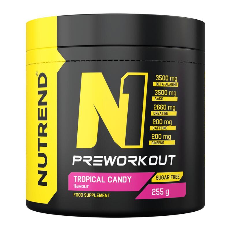 Pre-workout N1, tropical candy
