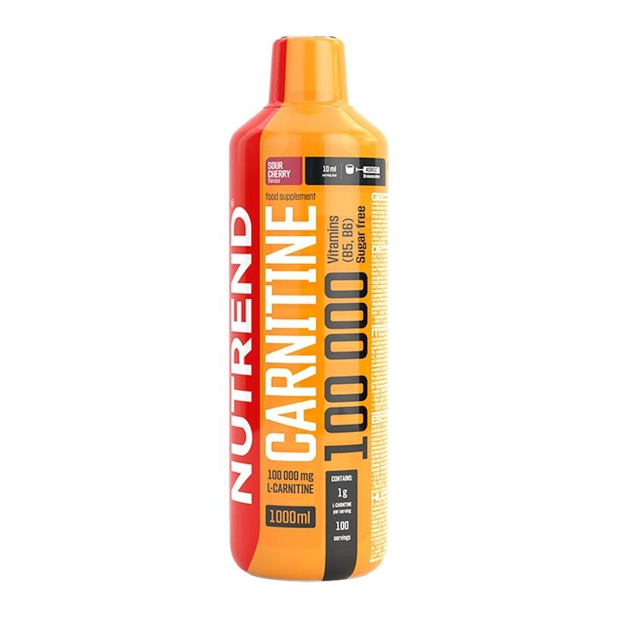 NUTREND Podpora diety CARNITINE 100000, 1000 ml, višeň