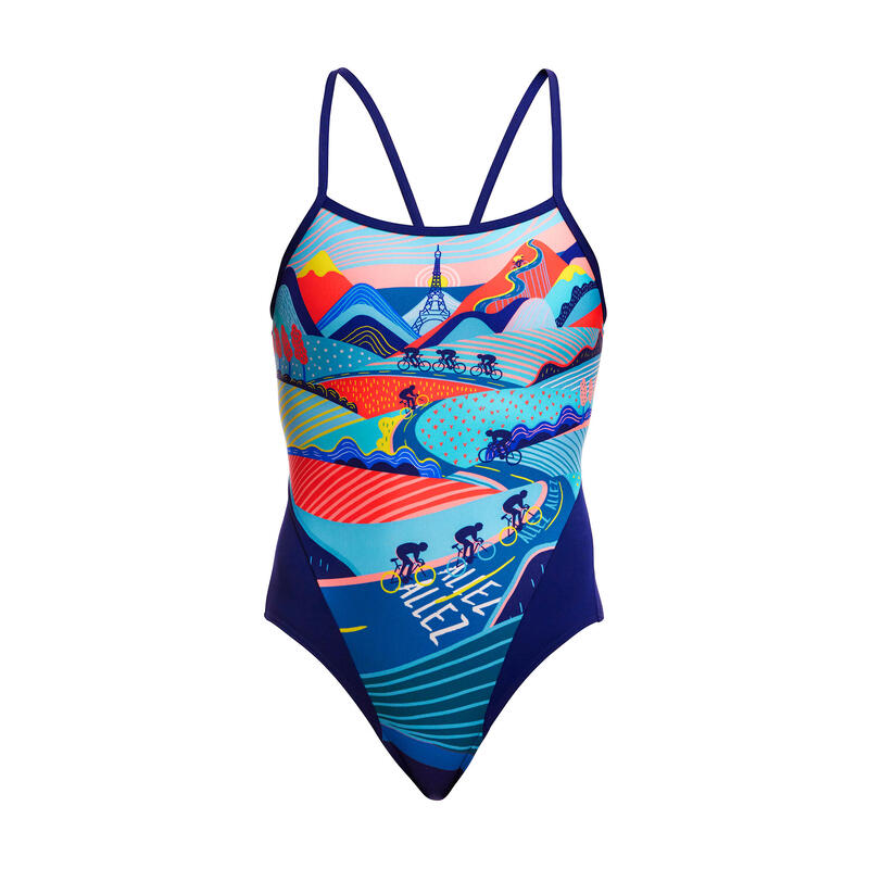 Funkita Vrouwen Badpak Single Strap One Piece Vive La Funky