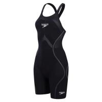 Speedo Fastskin LZR Pure Intent 2.0 Openback Kneeskin - Black / Iridescent 3/6