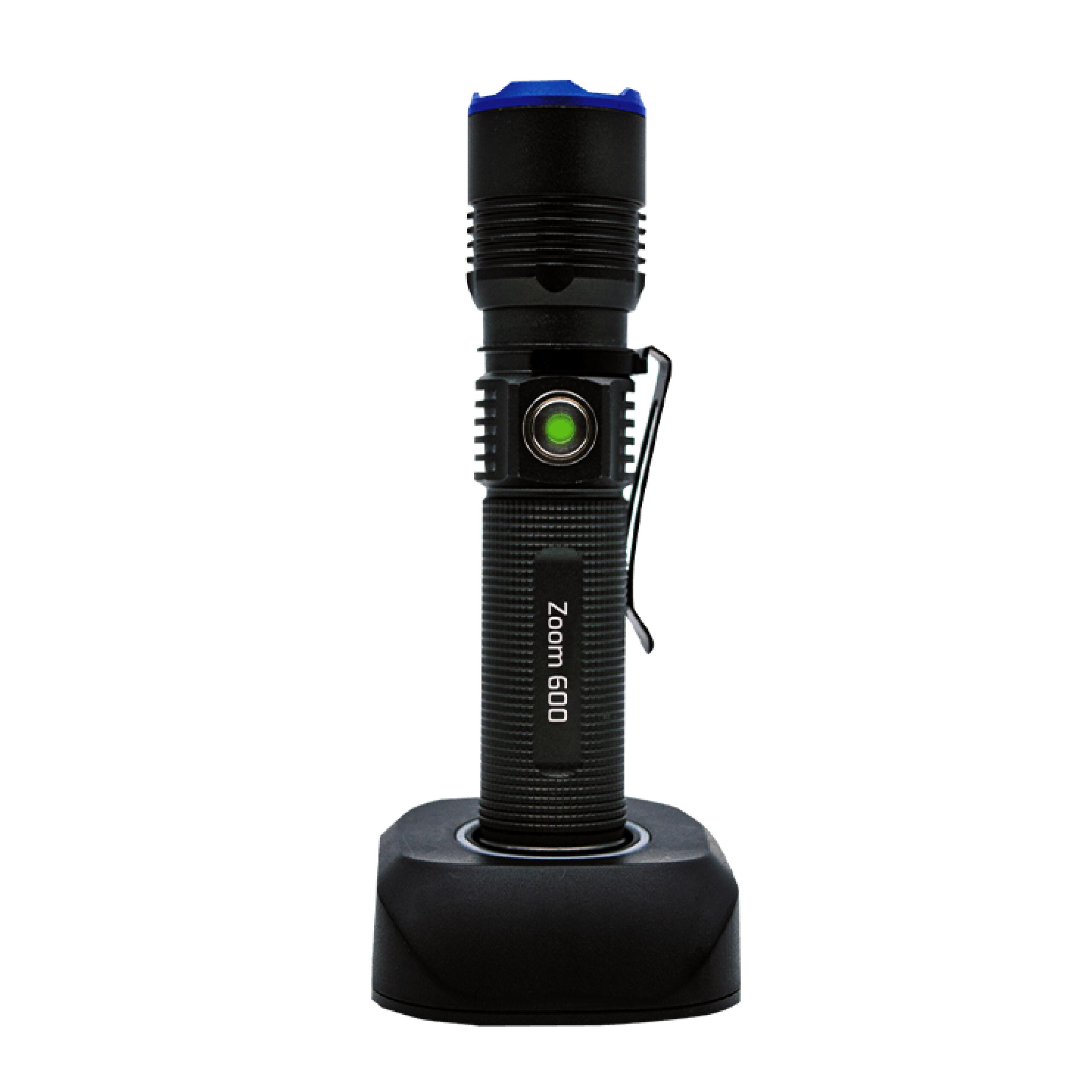 Zoom 600R Heavy Duty, Rechargeable, Adjustable Spot-to-Flood Beam LED Torch 2/7
