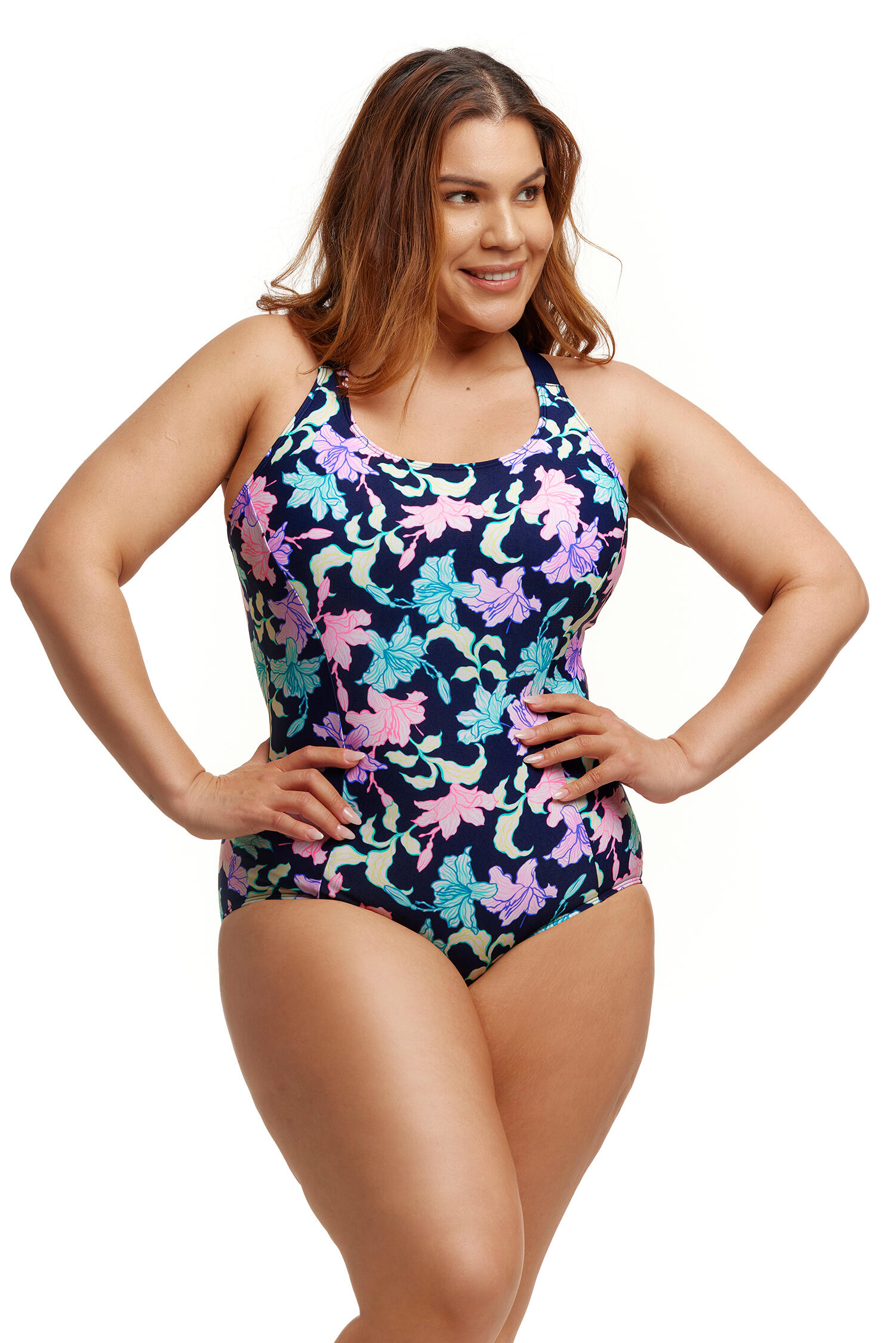 Dames zwempak topje Banana Moon Waro Pastelrose