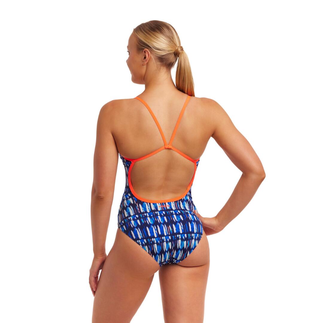 Funkita Ladies Single Strap One Piece Perfect Teeth 4/5