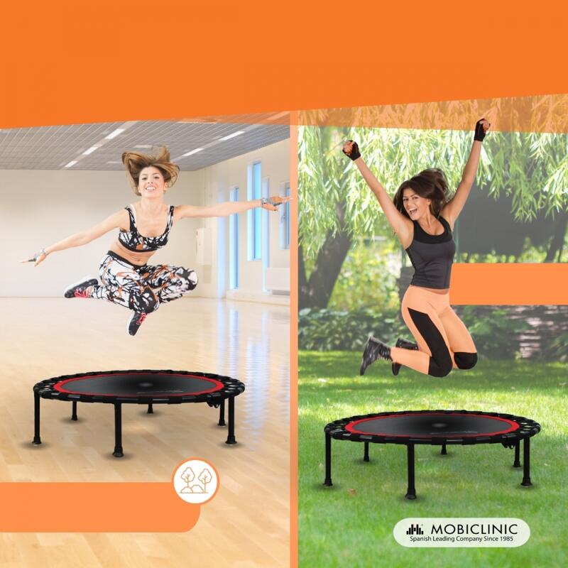 Trampoline De Fitness SucceBuy, 1027 Mm, Charge De 150 Kg, Poignée En Mousse RÉglable à 4