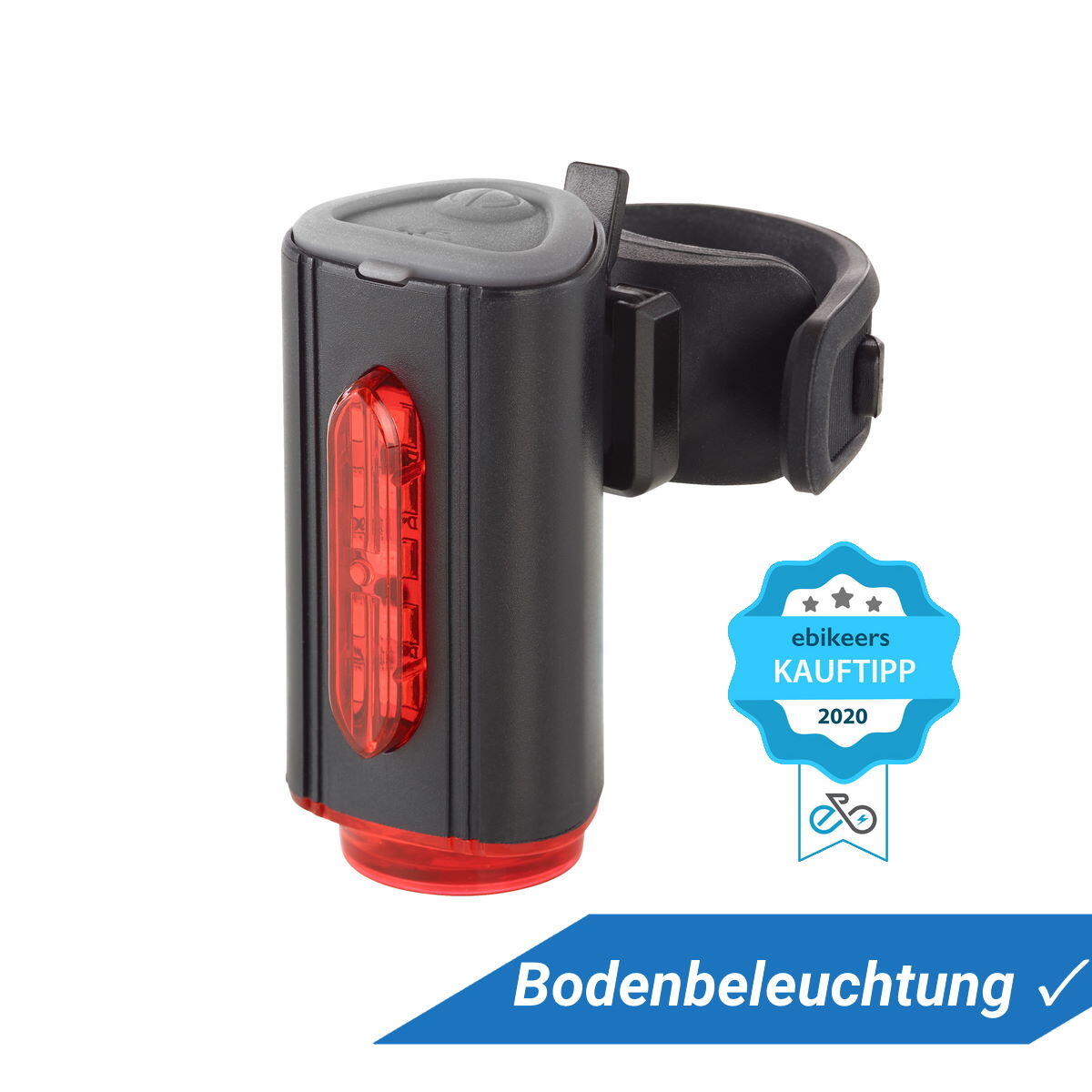 Lampka rowerowa tylna Fischer TWIN 5 LED, USB