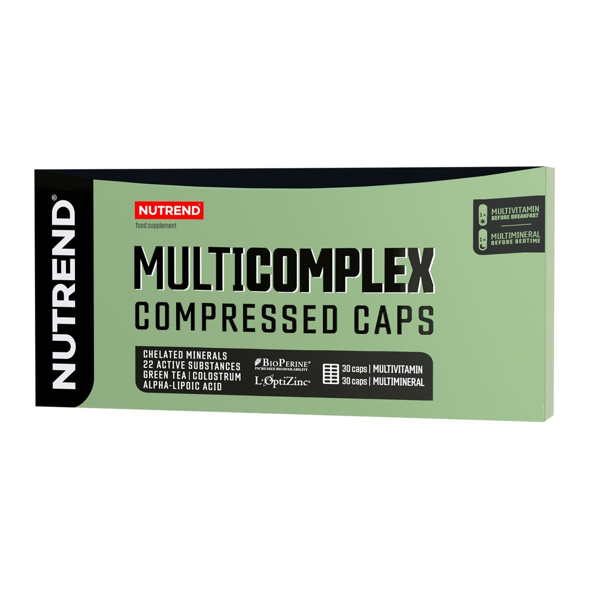 NUTREND MULTICOMPLEX COMPRESSED CAPS, 60 kapslí