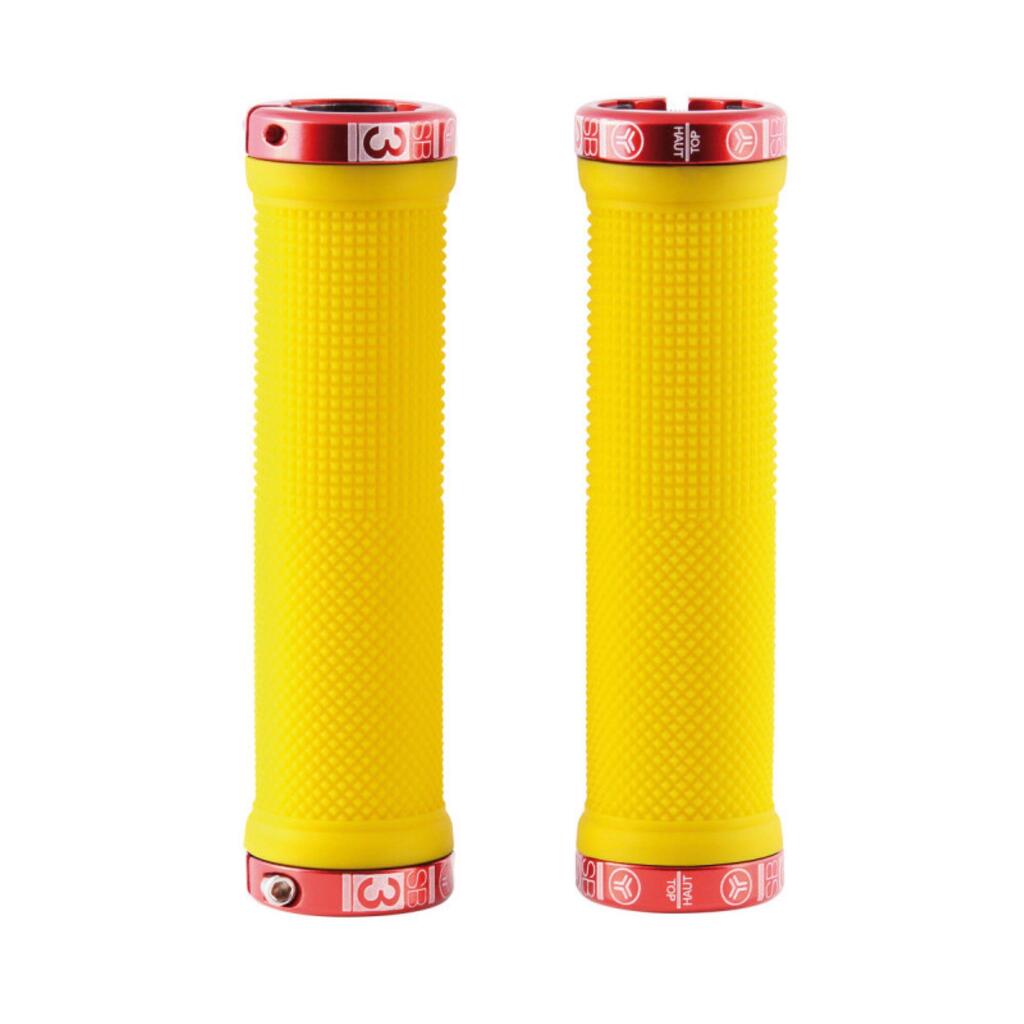 Pair of SB3 Kheops Grips Yellow/Red