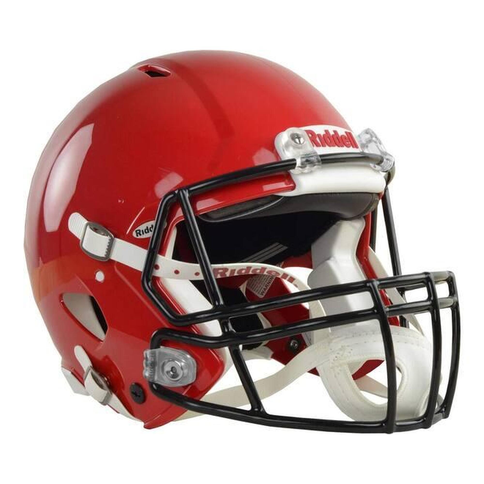 Riddell - Riddell Speed Icon Helmets (m-l) L Scarlet - Casque - Multicolore|noir|rouge - Grand - Decathlon