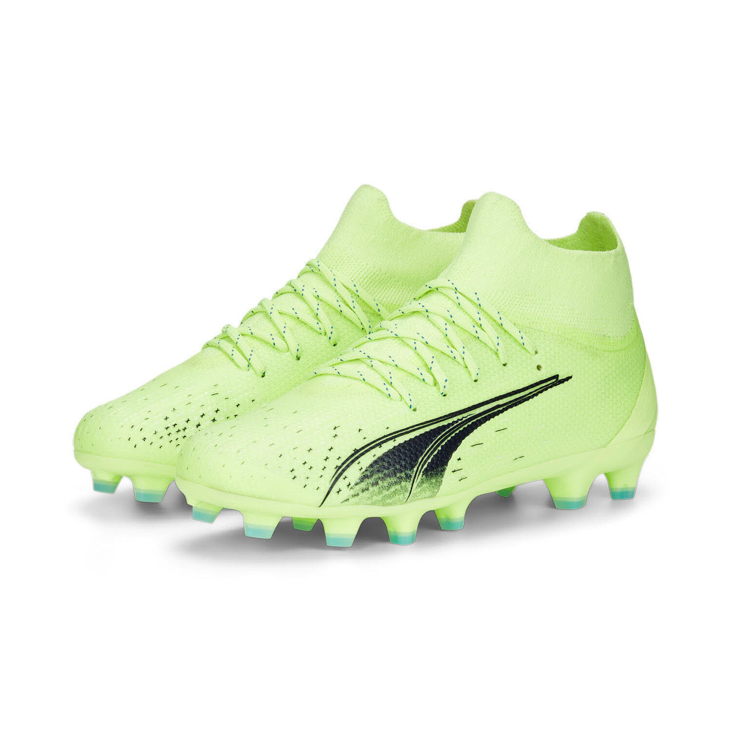 PUMA Puma Ultra Pro FG/AG Green Kids Football Boots
