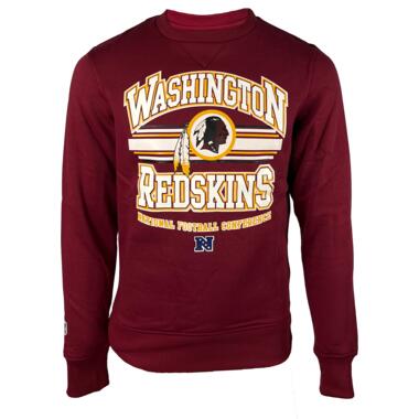 MAJESTIC SPORT Sudadera Majestic Fredine Crew para hombre de los Washington Redskins