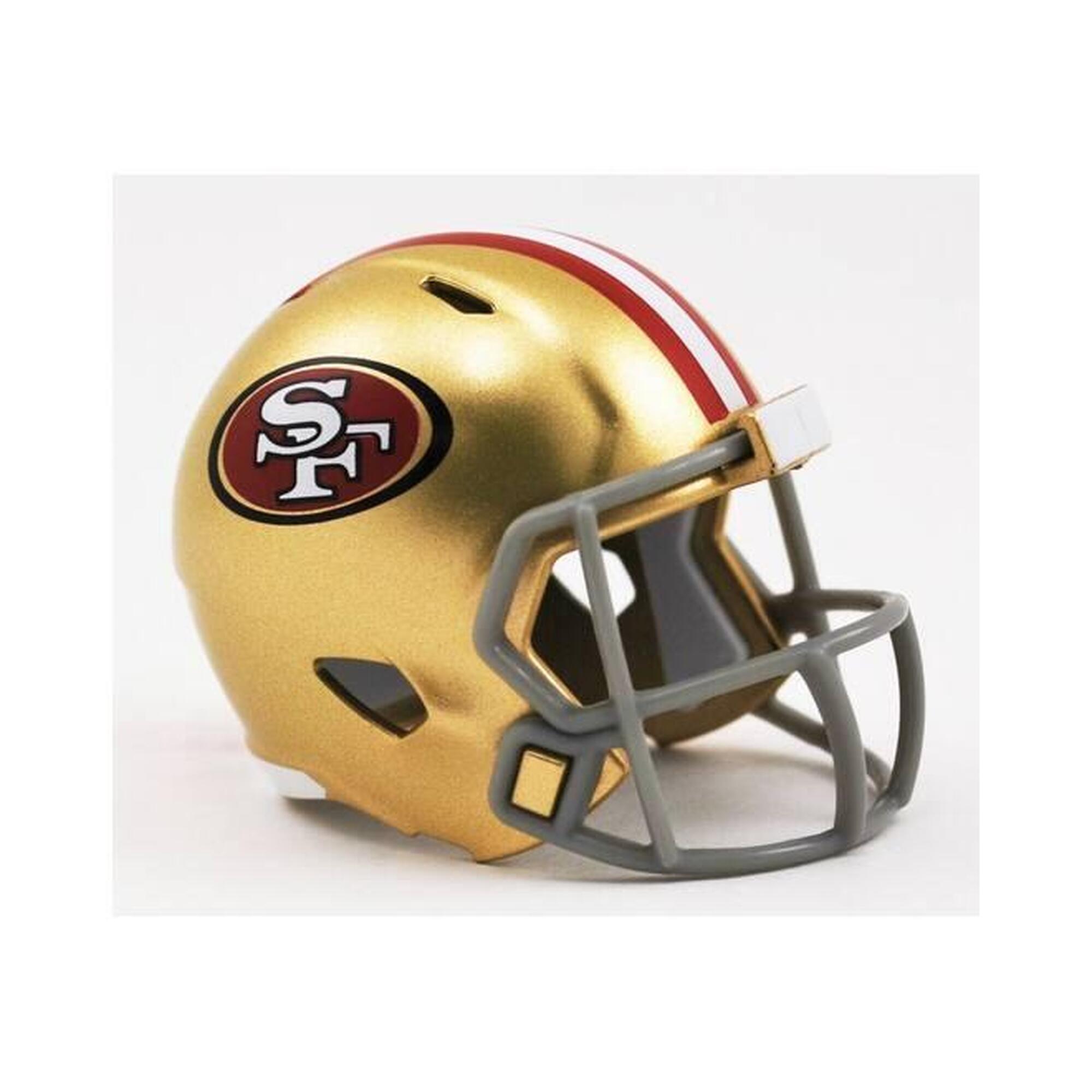 Riddell - Riddell Speed Pocket Pro Club 49ers - Casque - Jaune|noir|rouge - Taille Unique - Decathlon
