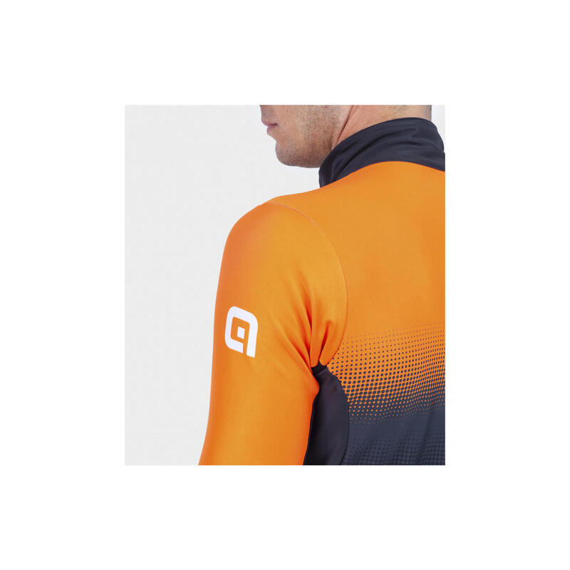 Alé Gradient Long Sleeve Jacket Black/Orange Fluo