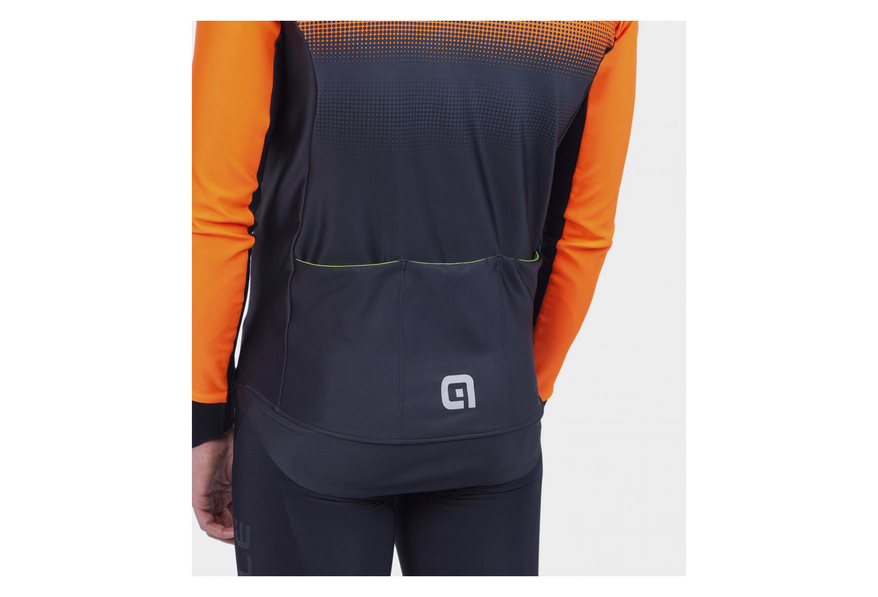 Veste Manches Longues Alé Gradient Noir/Orange Fluo 7/7