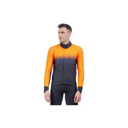 Alé Gradient Long Sleeve Jacket Black/Orange Fluo