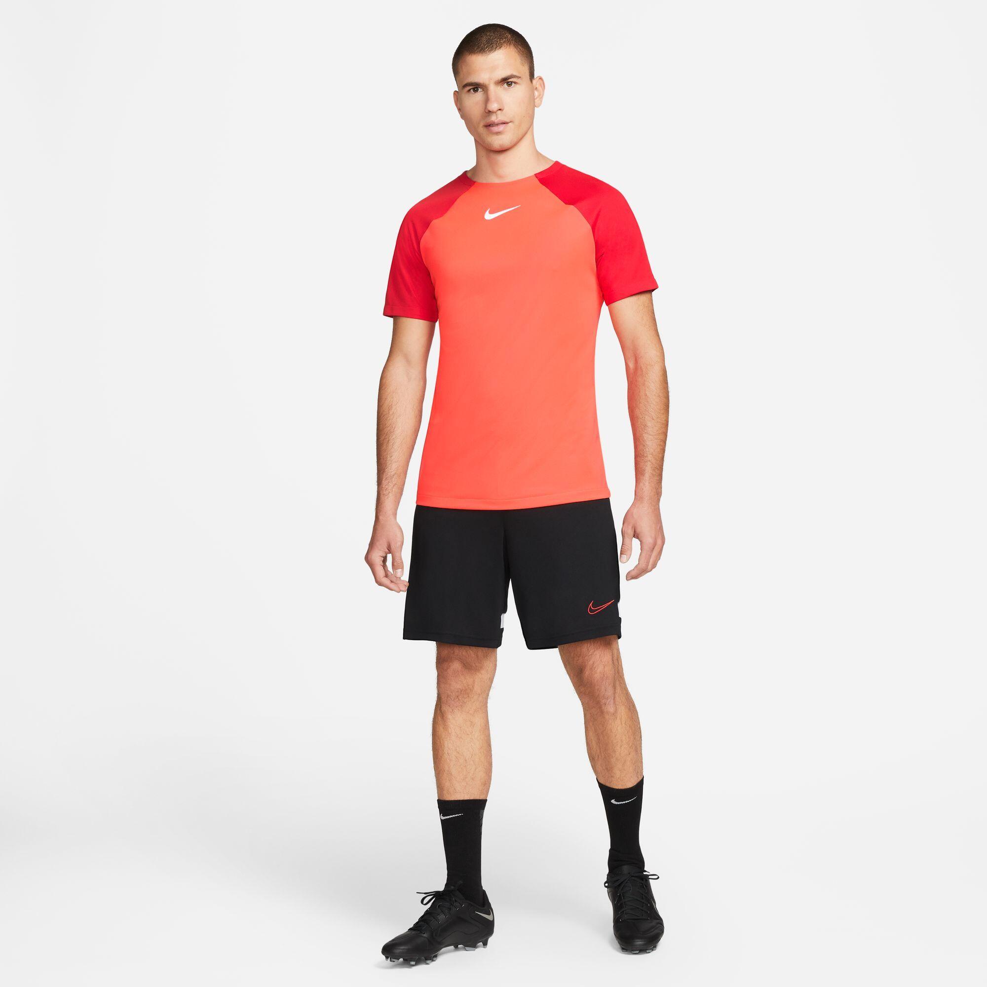 T-shirt da calcio uomo nike bright crimson 3/4