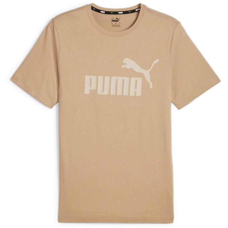 T-shirt Puma Essentials Logo, Marron, Hommes