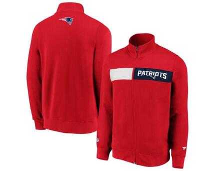 Fanatics Iconic Vergangenheit & Gegenwart Fleece Track Jacke S Patriots