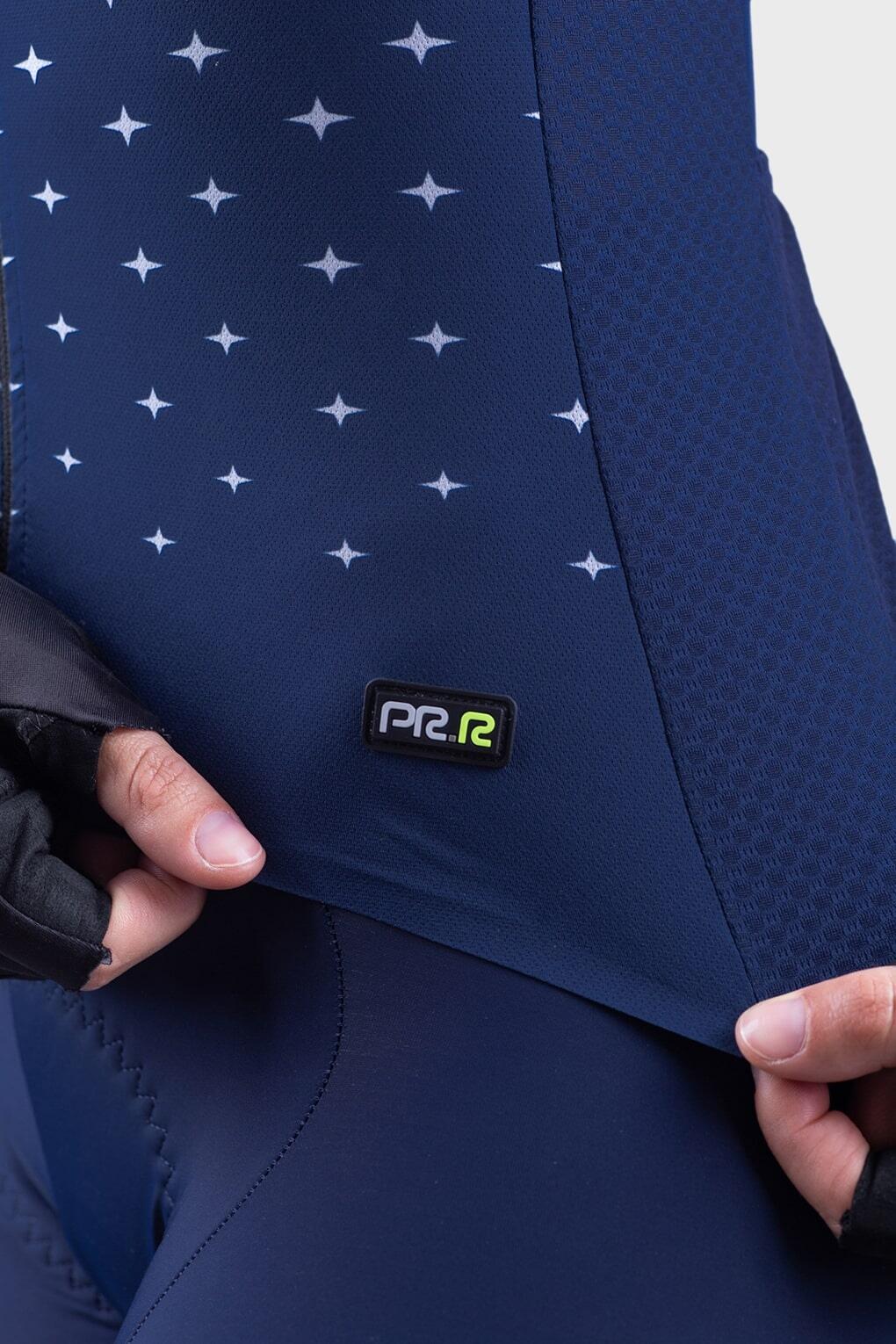 Maillot Manches Courtes Femme Alé Stars Navy Bleu/Blanc 7/7