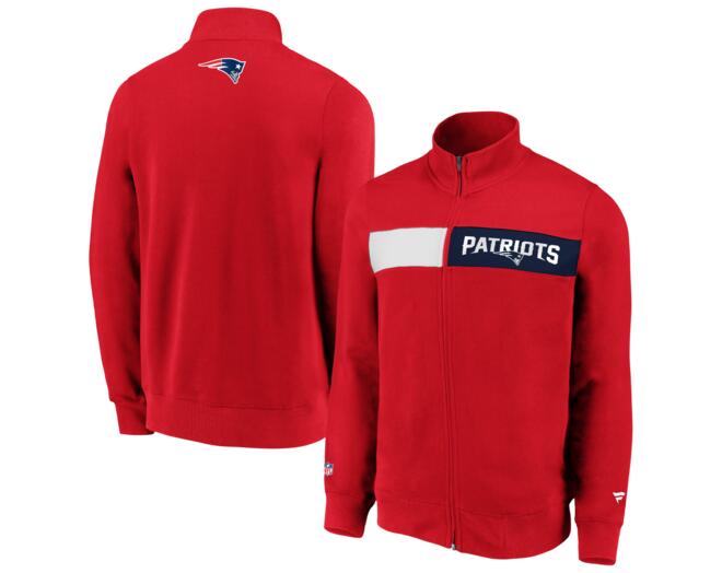 FANATICS Fanatics Iconic Vergangenheit & Gegenwart Fleece Track Jacke L Patriots