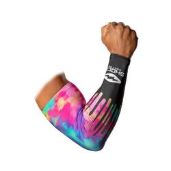 Shock Doctor Showtime Comp Arm Sleeve S Black Tie Dye Drip