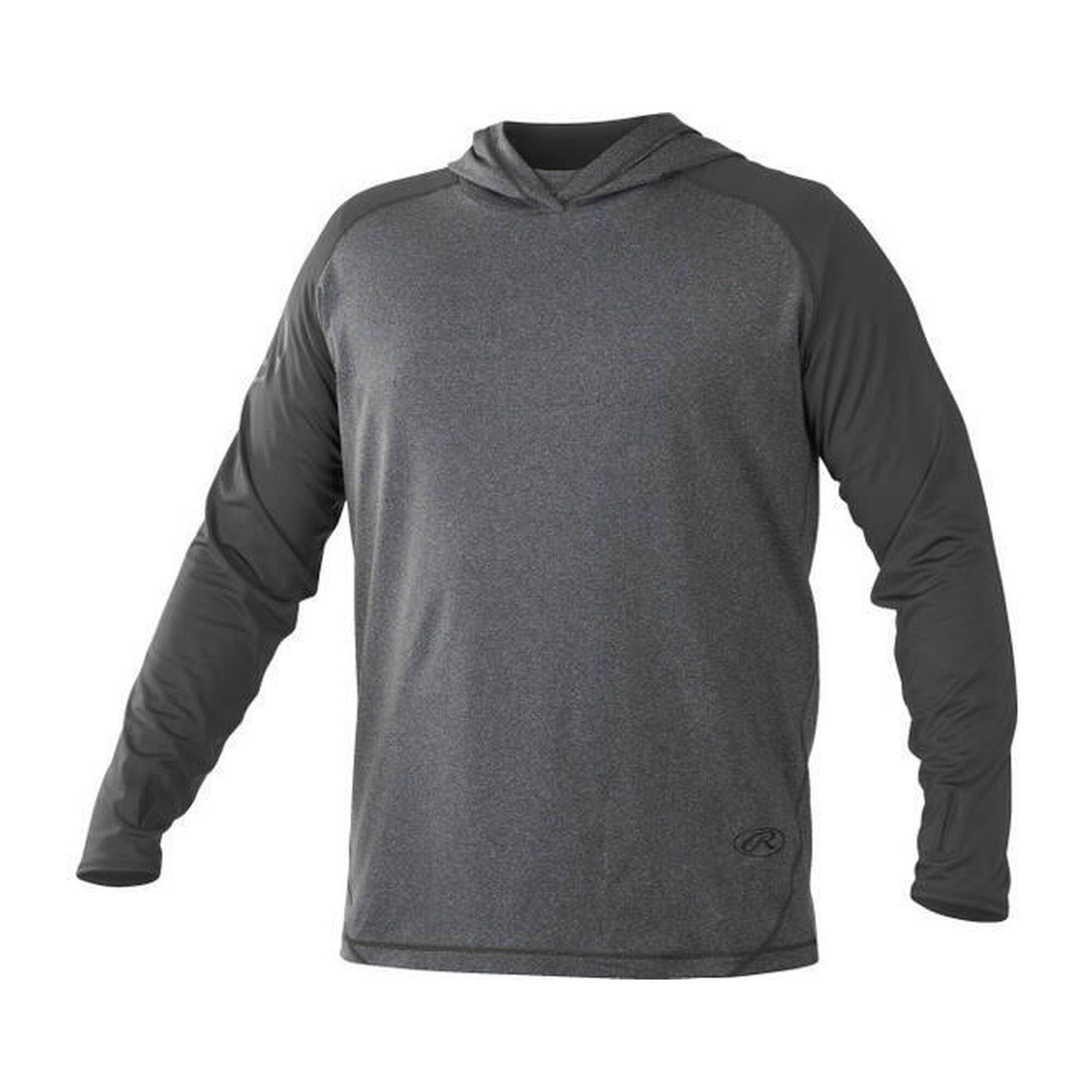 Rawlings YHLWH Youth Lightweight Hoodie L Grey