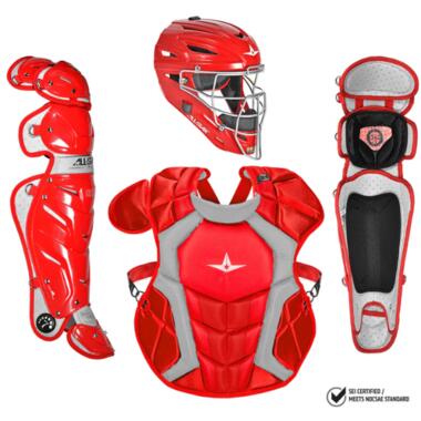 All Star CKCCPRO1 Profi-Catcher-Set Farbe Scharlachrot